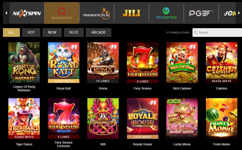 Slot Game với hàng trăm game cược khác nhau