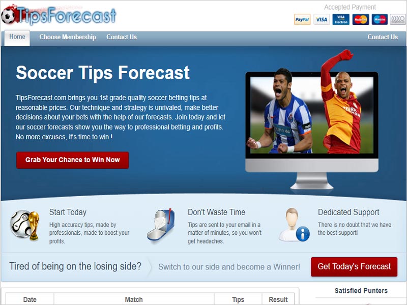 Tìm hiểu về trang tips bóng đá Tipsforecast.com