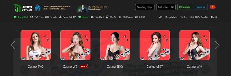 Một yếu tố không thể thiếu đối với bất kỳ nhà cái cá cược nào là việc cung cấp sản phẩm casino trực tuyến